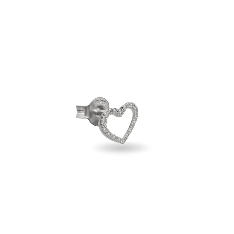 Monorecchino Filodamore cuore diamanti OR262B-BBT Donna Rubinia Monorecchino Filodamore cuore diamanti OR262B-BBT Donna Rubinia