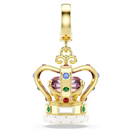 Charm Minions Crown, Multicolore, Finitura oro 18K Donna Swarovski - category_name - XDMG De Marchi Gianotti