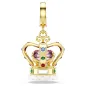 Charm Minions Crown, Multicolore, Finitura oro 18K Donna Swarovski Charm Minions Crown, Multicolore, Finitura oro 18K Donna Swarovski