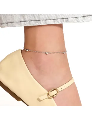 Cavigliera in Acciaio con Cuori Donna Kidult - category_name - XDMG De Marchi Gianotti