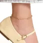 Cavigliera in Acciaio Dorato con Cuori Donna Kidult Cavigliera in Acciaio Dorato con Cuori Donna Kidult