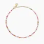 Cavigliera con Perle di Conchiglia e Pietre Rosa Donna Kidult Cavigliera con Perle di Conchiglia e Pietre Rosa Donna Kidult