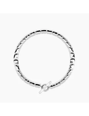 Bracciale in Acciaio Pepite Componibile mis.16 Donna Kidult