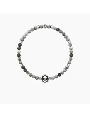 Bracciale Elastico con Pietre e Ancora Uomo Kidult - category_name - XDMG De Marchi Gianotti