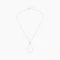 Collana Intreccio in Acciaio con Catena Diamantata Donna Kidult Collana Intreccio in Acciaio con Catena Diamantata Donna Kidult