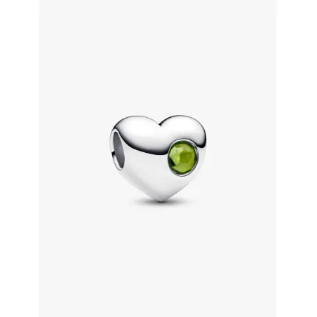 Charm Cuore con Pietra Verde Agosto Donna Pandora - category_name - XDMG De Marchi Gianotti