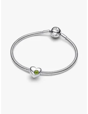 Charm Cuore con Pietra Verde Agosto Donna Pandora - category_name - XDMG De Marchi Gianotti