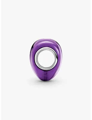 Charm Cuore Metallico Viola Donna Pandora