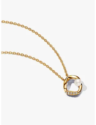 Collana Cerchio Linea Sinuosa con Perla d'Acqua Dolce Pandora - category_name - XDMG De Marchi Gianotti
