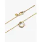 Collana Cerchio Linea Sinuosa con Perla d'Acqua Dolce Pandora Collana Cerchio Linea Sinuosa con Perla d'Acqua Dolce Pandora