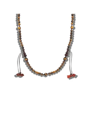 Collana Mudra Occhio Tigre Marrone NHS1600-214 Tamashii - category_name - XDMG De Marchi Gianotti