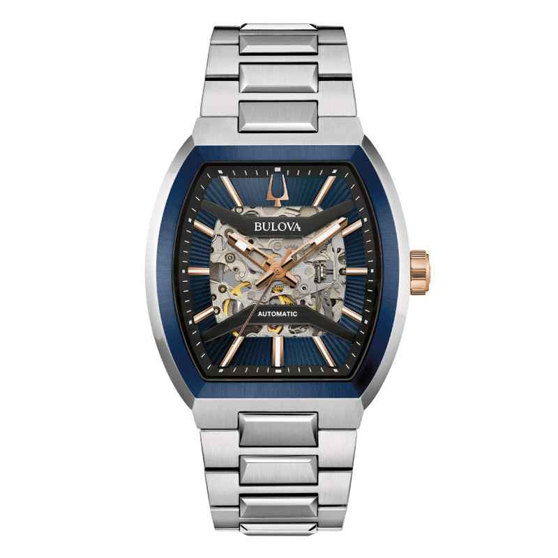 Orologio Maquina Automatico Scheletrato 98A319 Uomo Bulova Orologio Maquina Automatico Scheletrato 98A319 Uomo Bulova