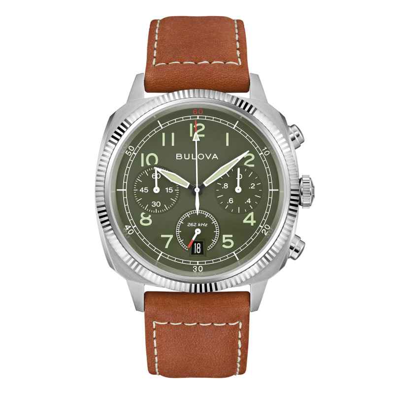 Orologio Military Cronografo Precisionist Verde 96B482 Uomo Bulova Orologio Military Cronografo Precisionist Verde 96B482 Uomo Bulova