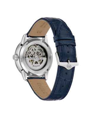 Orologio Sutton Skeleton Automatic Silver 96A330 Uomo Bulova