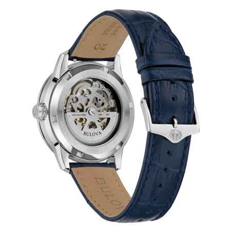 Orologio Sutton Skeleton Automatic Silver 96A330 Uomo Bulova