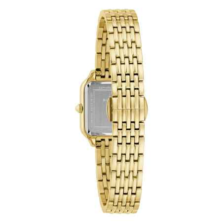 Orologio Sutton Square Gold Plated Guilloché 97L191 Donna Bulova