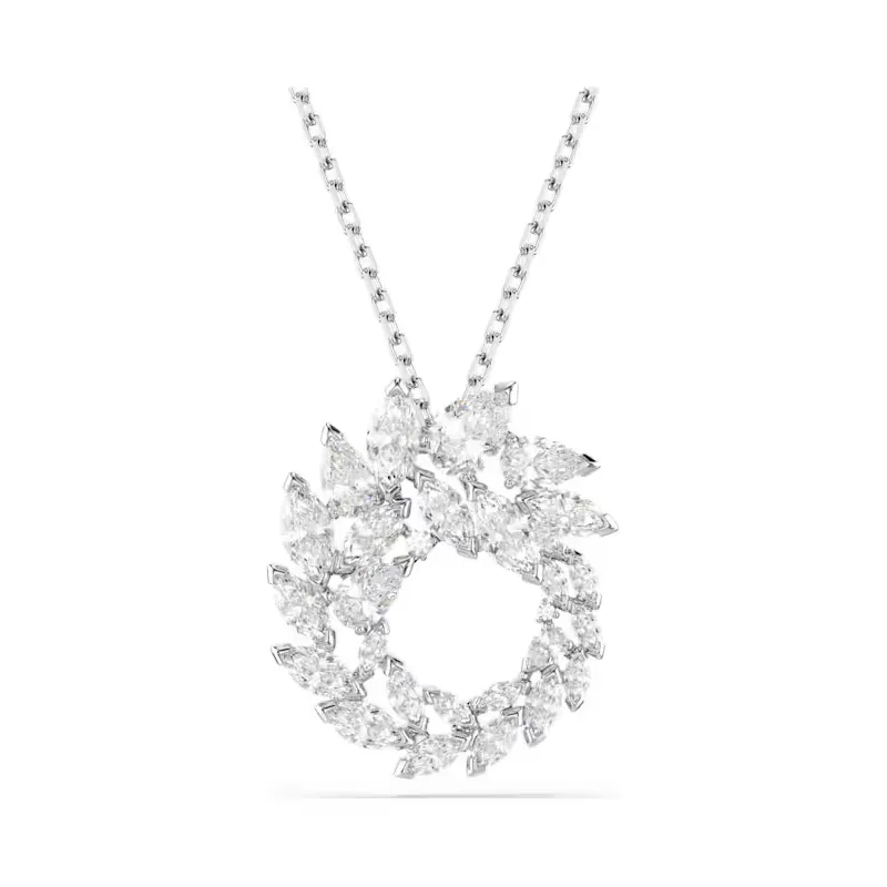 Collana Mesmera, Taglio Marquise, Bianco Placcato Rodio Swarovski Collana Mesmera, Taglio Marquise, Bianco Placcato Rodio Swarovski