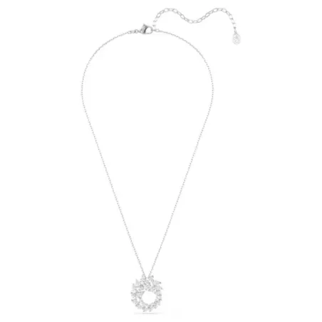Collana Mesmera, Taglio Marquise, Bianco Placcato Rodio Swarovski