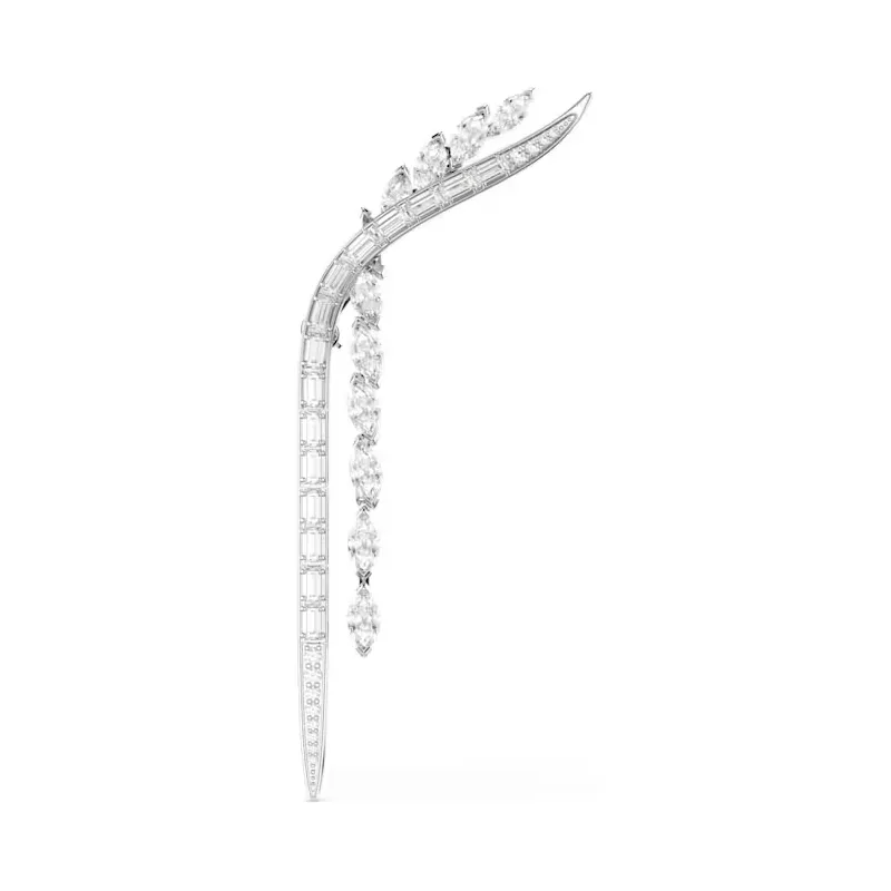Spilla Mesmera, Bianca, Placcato Rodio Swarovski Spilla Mesmera, Bianca, Placcato Rodio Swarovski