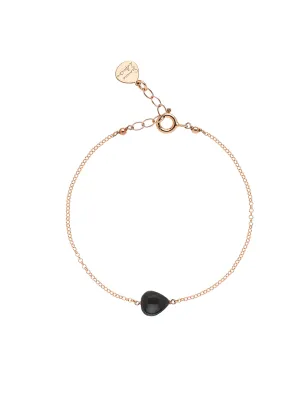 Bracciale Semino Blossom Argento Rosé Black Donna Rossoprezioso - category_name - XDMG De Marchi Gianotti