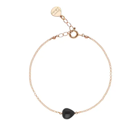Bracciale Semino Blossom Argento Rosé Black Donna Rossoprezioso - category_name - XDMG De Marchi Gianotti