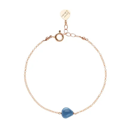 Bracciale Semino Blossom Argento Rosé Glam Blue Donna Rossoprezioso - category_name - XDMG De Marchi Gianotti