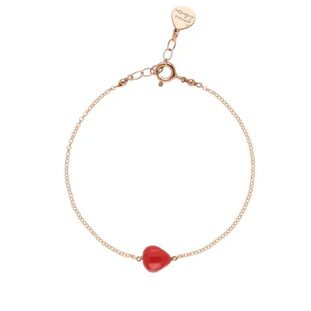 Bracciale Semino Blossom Argento Rosé Rosso Donna Rossoprezioso - category_name - XDMG De Marchi Gianotti