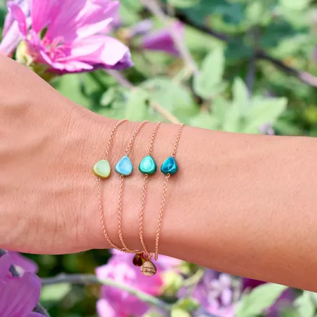Bracciale Semino Blossom Argento Rosé Rosa Aurora Donna Rossoprezioso