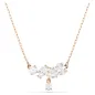 Collana Mesmera, Bianca, Finitura Oro Rosa 18K Donna Swarovski Collana Mesmera, Bianca, Finitura Oro Rosa 18K Donna Swarovski