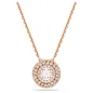 Collana Sublima, Round, Finitura Oro Rosa 18K Donna Swarovski Collana Sublima, Round, Finitura Oro Rosa 18K Donna Swarovski