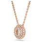 Collana Sublima, Round, Finitura Oro Rosa 18K Donna Swarovski Collana Sublima, Round, Finitura Oro Rosa 18K Donna Swarovski