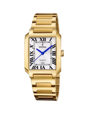 Orologio On The Square Gold Plated F20680/1 Donna Festina - category_name - XDMG De Marchi Gianotti