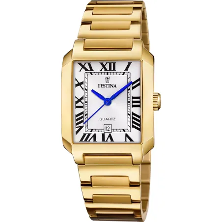 Orologio On The Square Gold Plated F20680/1 Donna Festina - category_name - XDMG De Marchi Gianotti