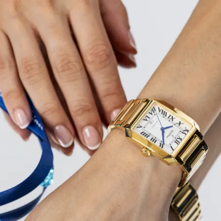 Orologio On The Square Gold Plated F20680/1 Donna Festina