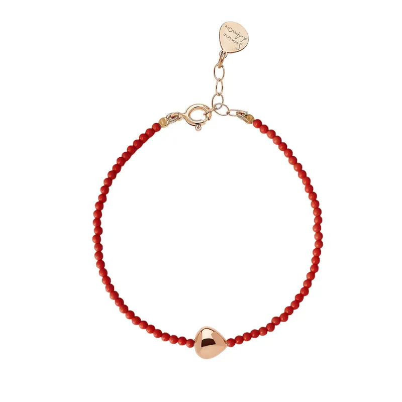 Bracciale Semino d'Amore Elements Corallo Donna Rossoprezioso