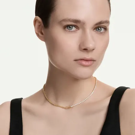 Collana Matrix, Bianca, Finitura Oro 18K Donna Swarovski - category_name - XDMG De Marchi Gianotti