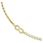 Collana Matrix, Bianca, Finitura Oro 18K Donna Swarovski Collana Matrix, Bianca, Finitura Oro 18K Donna Swarovski