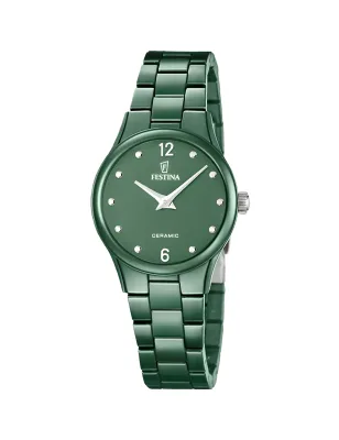 Orologio Ceramic Green Dial F20751/6 Donna Festina - category_name - XDMG De Marchi Gianotti