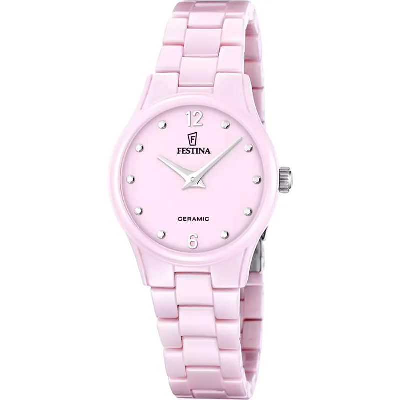 Orologio Ceramic Pink Dial F20751/2 Donna Festina Orologio Ceramic Pink Dial F20751/2 Donna Festina