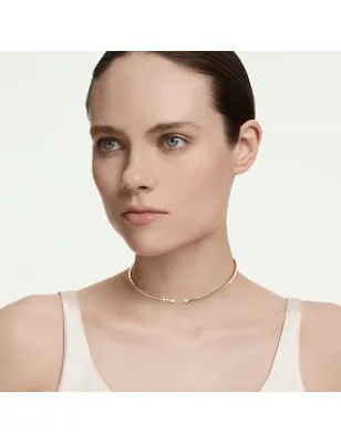 Girocollo Mesmera, Bianco, Finitura Oro 18K Donna Swarovski - category_name - XDMG De Marchi Gianotti
