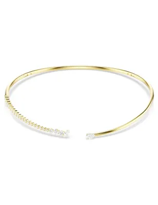 Girocollo Mesmera, Bianco, Finitura Oro 18K Donna Swarovski