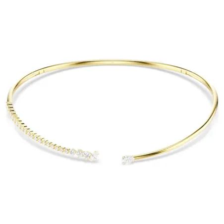 Girocollo Mesmera, Bianco, Finitura Oro 18K Donna Swarovski