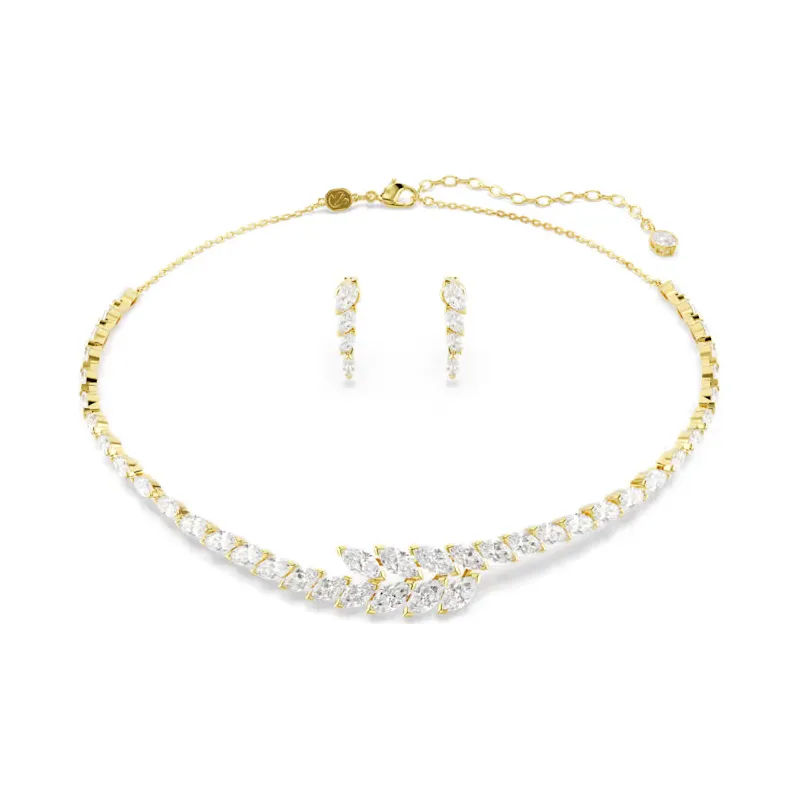 Set Mesmera, Taglio Marquise, Finitura Oro 18K Donna Swarovski Set Mesmera, Taglio Marquise, Finitura Oro 18K Donna Swarovski