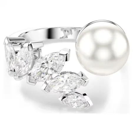 Anello Aperto Mesmera, Crystal Pearl, mis.58 Donna Swarovski - category_name - XDMG De Marchi Gianotti