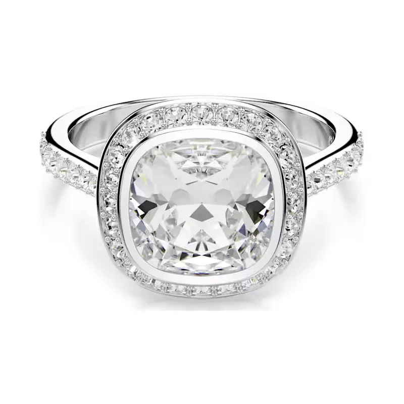 Anello Halo Una Angelic, Taglio Cushion, mis.50 Donna Swarovski Anello Halo Una Angelic, Taglio Cushion, mis.50 Donna Swarovski