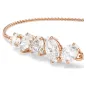Bracciale Mesmera, Bianco, Finitura Oro Rosa 18K Donna Swarovski Bracciale Mesmera, Bianco, Finitura Oro Rosa 18K Donna Swarovski