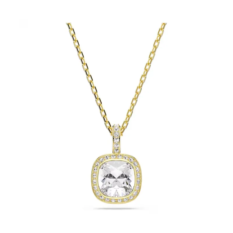 Collana Una Angelic, Taglio Cushion, Finitura Oro 18K Donna Swarovski Collana Una Angelic, Taglio Cushion, Finitura Oro 18K Donna Swarovski