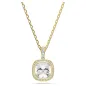 Collana Una Angelic, Taglio Cushion, Finitura Oro 18K Donna Swarovski Collana Una Angelic, Taglio Cushion, Finitura Oro 18K Donna Swarovski