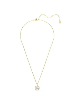 Collana Una Angelic, Taglio Cushion, Finitura Oro 18K Donna Swarovski
