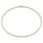 Collana Tennis Matrix, Bianca, Finitura Oro Rosa 18K Donna Swarovski Collana Tennis Matrix, Bianca, Finitura Oro Rosa 18K Donna Swarovski